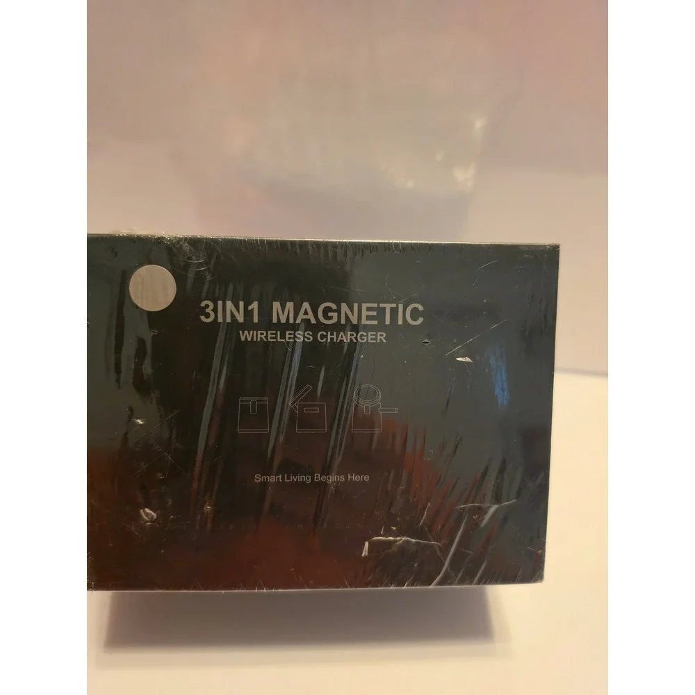 3 in 1 Magnetic Wireless Charger S7‎ 15W Fast Charging Station Gray 2025 Upgrade